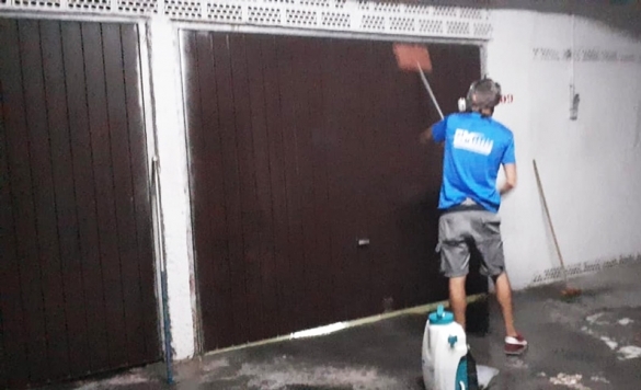 limpieza garajes exterior
