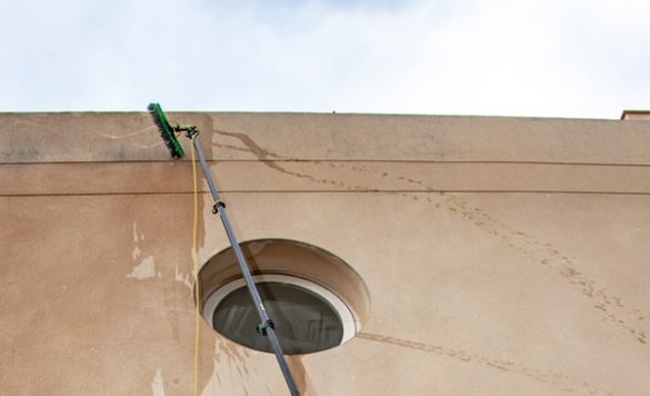 limpieza fachada con agua a presion en calpe
